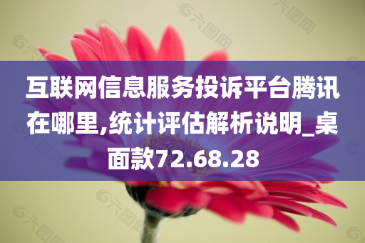 互联网信息服务投诉平台腾讯在哪里,统计评估解析说明_桌面款72.68.28