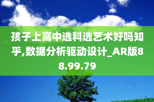 孩子上高中选科选艺术好吗知乎,数据分析驱动设计_AR版88.99.79