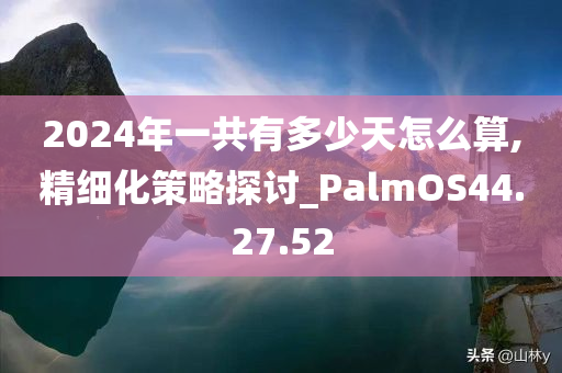 2024年一共有多少天怎么算,精细化策略探讨_PalmOS44.27.52