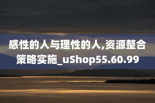 感性的人与理性的人,资源整合策略实施_uShop55.60.99