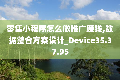 零售小程序怎么做推广赚钱,数据整合方案设计_Device35.37.95