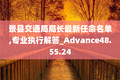 景县交通局局长最新任命名单,专业执行解答_Advance48.55.24