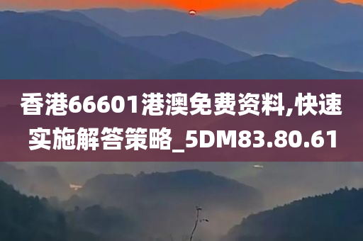 香港66601港澳免费资料,快速实施解答策略_5DM83.80.61