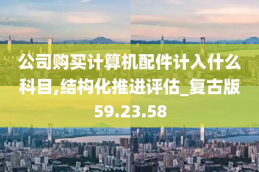 公司购买计算机配件计入什么科目,结构化推进评估_复古版59.23.58