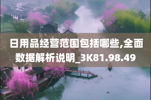 日用品经营范围包括哪些,全面数据解析说明_3K81.98.49