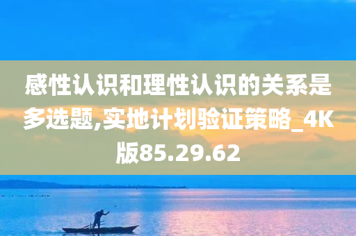 感性认识和理性认识的关系是多选题,实地计划验证策略_4K版85.29.62