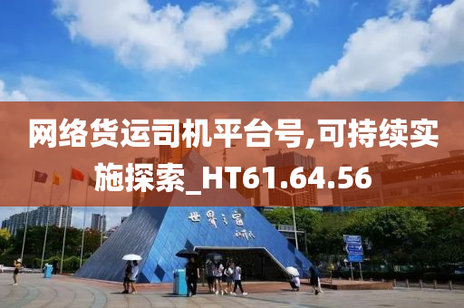 网络货运司机平台号,可持续实施探索_HT61.64.56