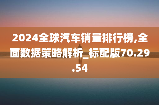 2024全球汽车销量排行榜,全面数据策略解析_标配版70.29.54