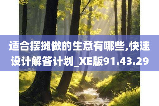 适合摆摊做的生意有哪些,快速设计解答计划_XE版91.43.29