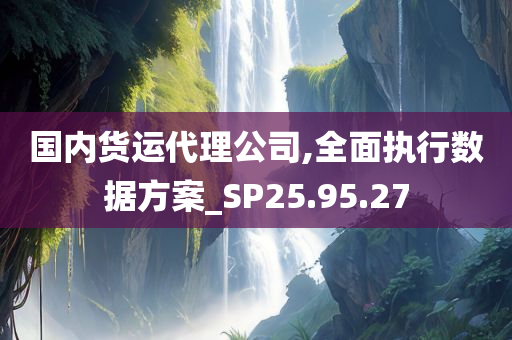 国内货运代理公司,全面执行数据方案_SP25.95.27