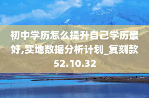 初中学历怎么提升自己学历最好,实地数据分析计划_复刻款52.10.32