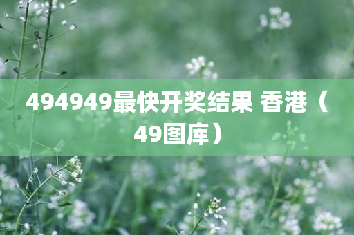 494949最快开奖结果 香港（49图库）