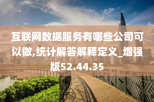 互联网数据服务有哪些公司可以做,统计解答解释定义_增强版52.44.35