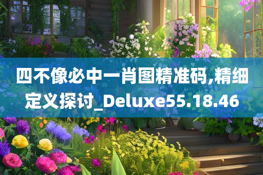 四不像必中一肖图精准码,精细定义探讨_Deluxe55.18.46