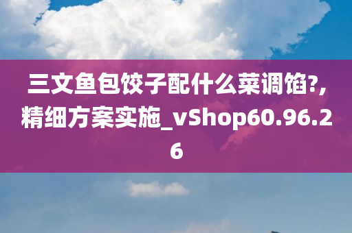 三文鱼包饺子配什么菜调馅?,精细方案实施_vShop60.96.26