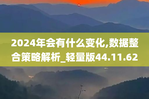 2024年会有什么变化,数据整合策略解析_轻量版44.11.62