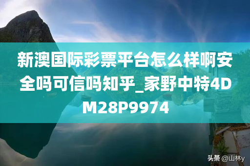 新澳国际彩票平台怎么样啊安全吗可信吗知乎_家野中特4DM28P9974