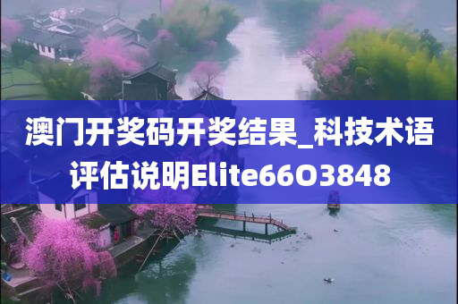 澳门开奖码开奖结果_科技术语评估说明Elite66O3848