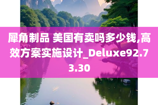 犀角制品 美国有卖吗多少钱,高效方案实施设计_Deluxe92.73.30