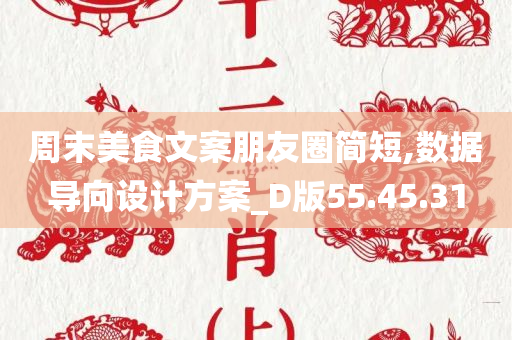 周末美食文案朋友圈简短,数据导向设计方案_D版55.45.31