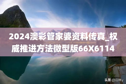 2024澳彩管家婆资料传真_权威推进方法微型版66X6114