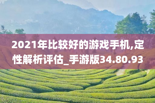 2021年比较好的游戏手机,定性解析评估_手游版34.80.93