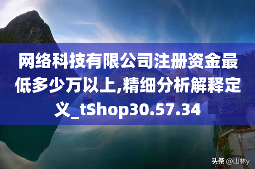 网络科技有限公司注册资金最低多少万以上,精细分析解释定义_tShop30.57.34