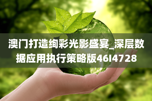 澳门打造绚彩光影盛宴_深层数据应用执行策略版46I4728