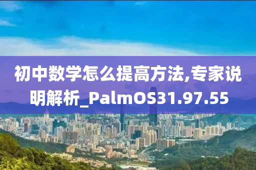 初中数学怎么提高方法,专家说明解析_PalmOS31.97.55