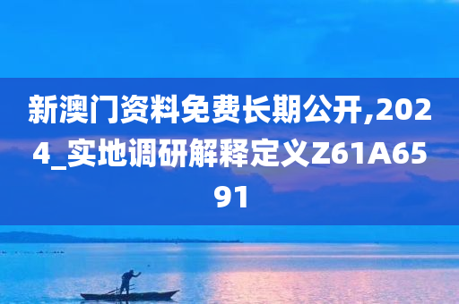 新澳门资料免费长期公开,2024_实地调研解释定义Z61A6591