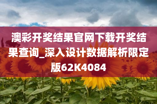 澳彩开奖结果官网下载开奖结果查询_深入设计数据解析限定版62K4084