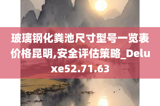 玻璃钢化粪池尺寸型号一览表价格昆明,安全评估策略_Deluxe52.71.63