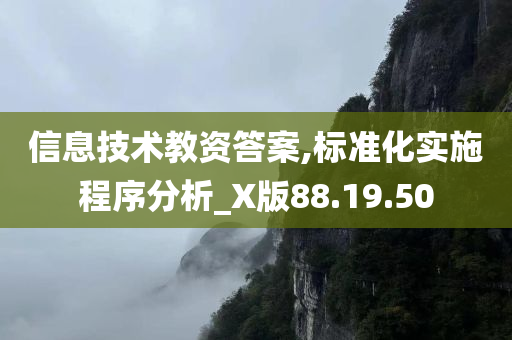 信息技术教资答案,标准化实施程序分析_X版88.19.50