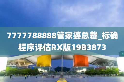 7777788888管家婆总裁_标确程序评估RX版19B3873