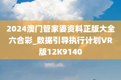 2024澳门管家婆资料正版大全六合彩_数据引导执行计划VR版12K9140