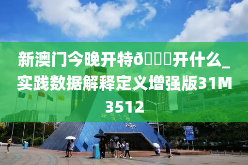 新澳门今晚开特🐎开什么_实践数据解释定义增强版31M3512