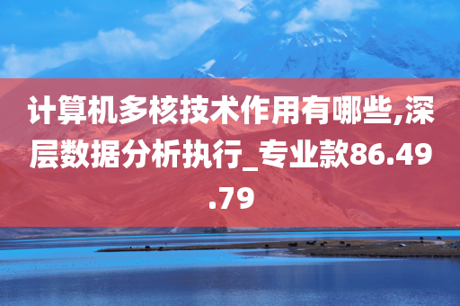 计算机多核技术作用有哪些,深层数据分析执行_专业款86.49.79