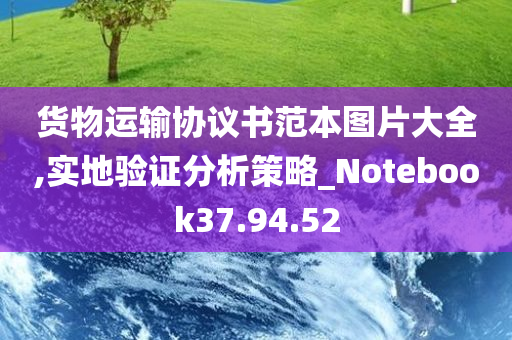 货物运输协议书范本图片大全,实地验证分析策略_Notebook37.94.52