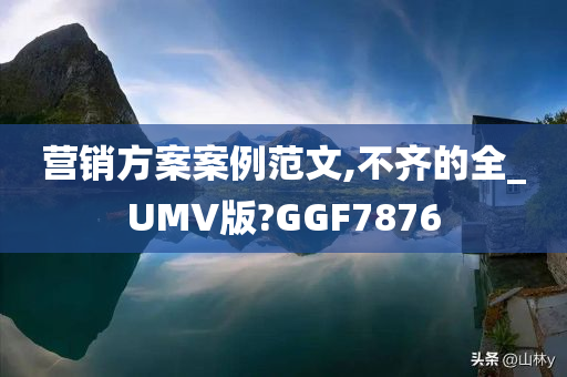 营销方案案例范文,不齐的全_UMV版?GGF7876