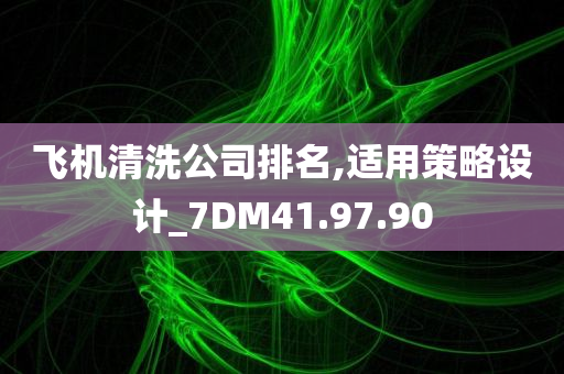 飞机清洗公司排名,适用策略设计_7DM41.97.90