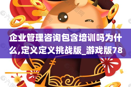 企业管理咨询包含培训吗为什么,定义定义挑战版_游戏版78