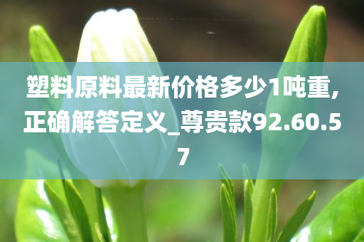 塑料原料最新价格多少1吨重,正确解答定义_尊贵款92.60.57