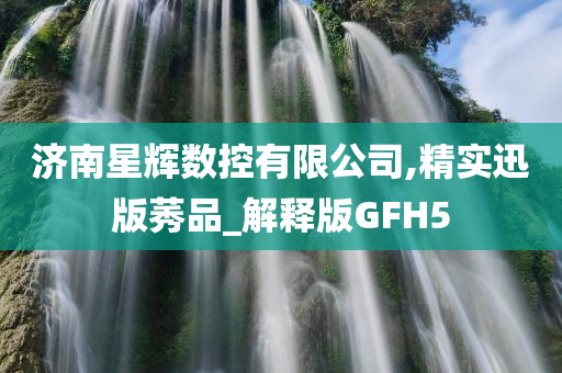 济南星辉数控有限公司,精实迅版莠品_解释版GFH5