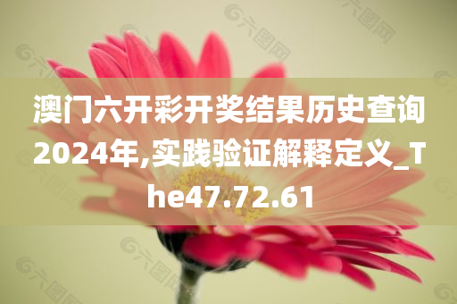 澳门六开彩开奖结果历史查询2024年,实践验证解释定义_The47.72.61