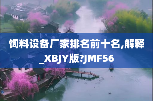 饲料设备厂家排名前十名,解释_XBJY版?JMF56