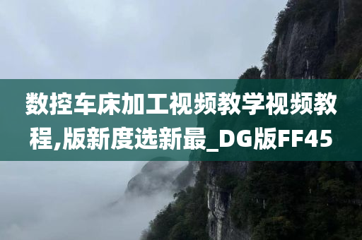 数控车床加工视频教学视频教程,版新度选新最_DG版FF45