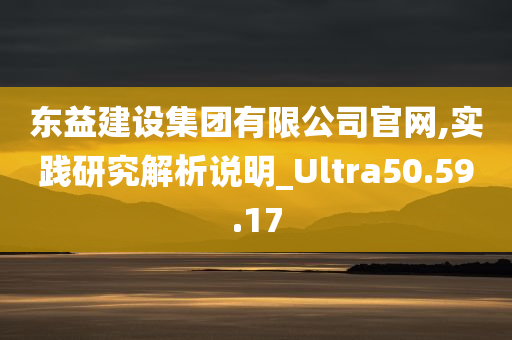 东益建设集团有限公司官网,实践研究解析说明_Ultra50.59.17