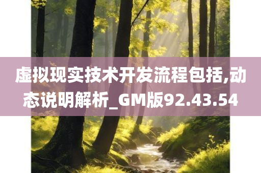 虚拟现实技术开发流程包括,动态说明解析_GM版92.43.54