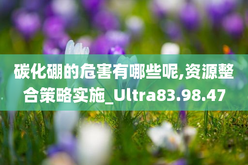 碳化硼的危害有哪些呢,资源整合策略实施_Ultra83.98.47