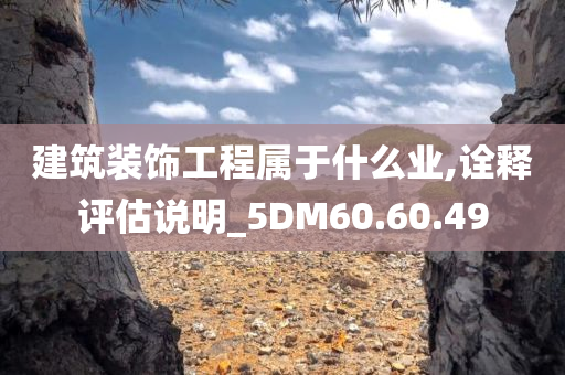 建筑装饰工程属于什么业,诠释评估说明_5DM60.60.49